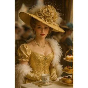 Dress Hat Formal Occasion Hat Kentucky‎ Derby Hat Embellished Straw Hat